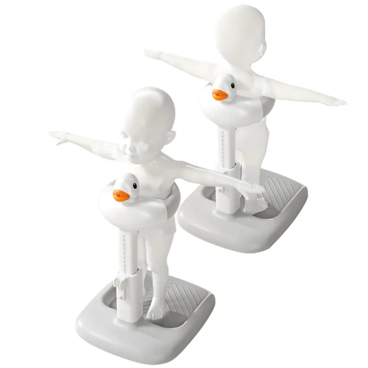 Baby Anti-Slip Standing Bath and Butt Washing Shower Support Stand - Adjustable Height, Foldable Design