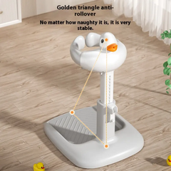 Baby Anti-Slip Standing Bath and Butt Washing Shower Support Stand - Adjustable Height, Foldable Design