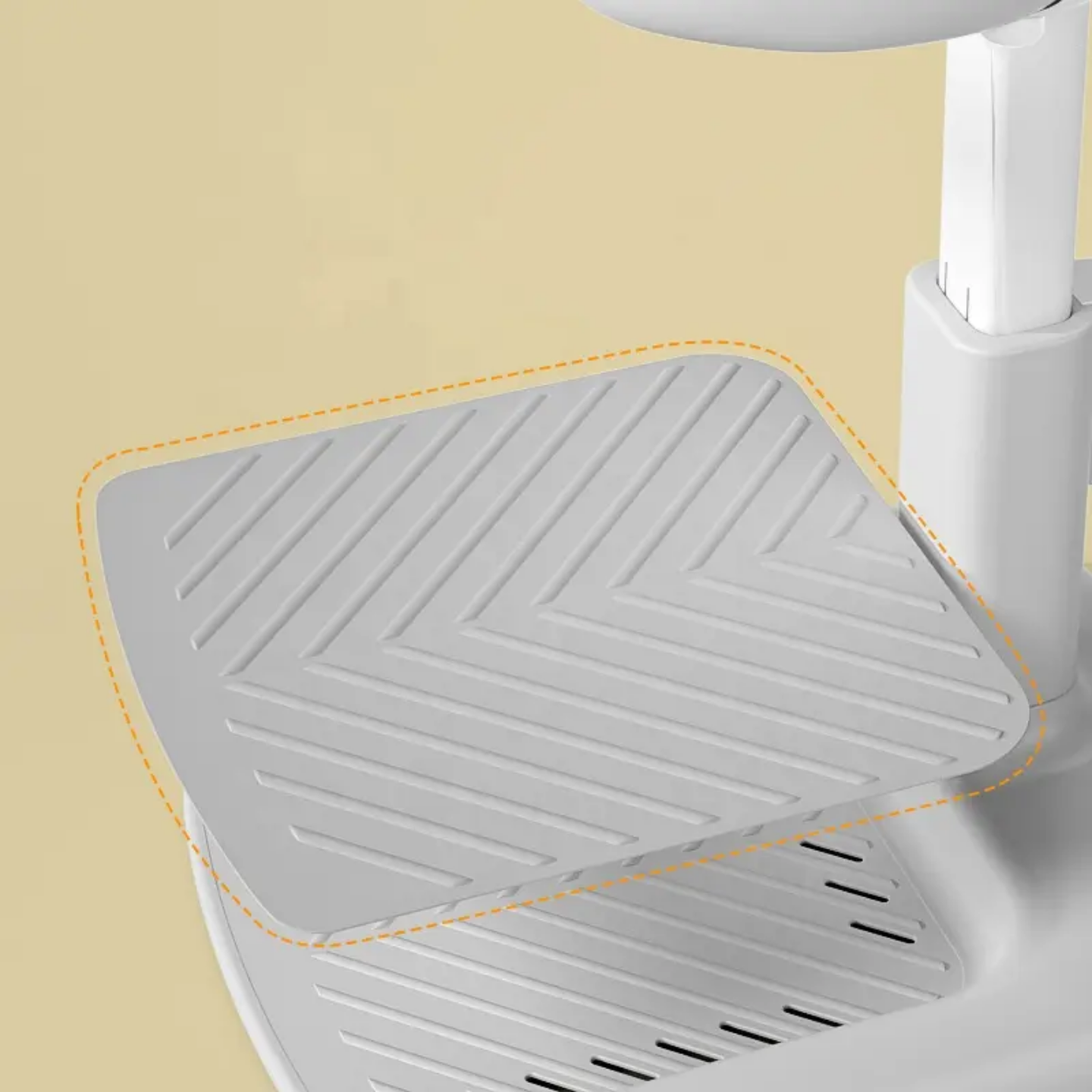 Baby Anti-Slip Standing Bath and Butt Washing Shower Support Stand - Adjustable Height, Foldable Design