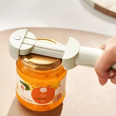 Retractable Bottle, Can, Jar Lid Opener - Multi-purpose 3 in 1 Kitchen Tool