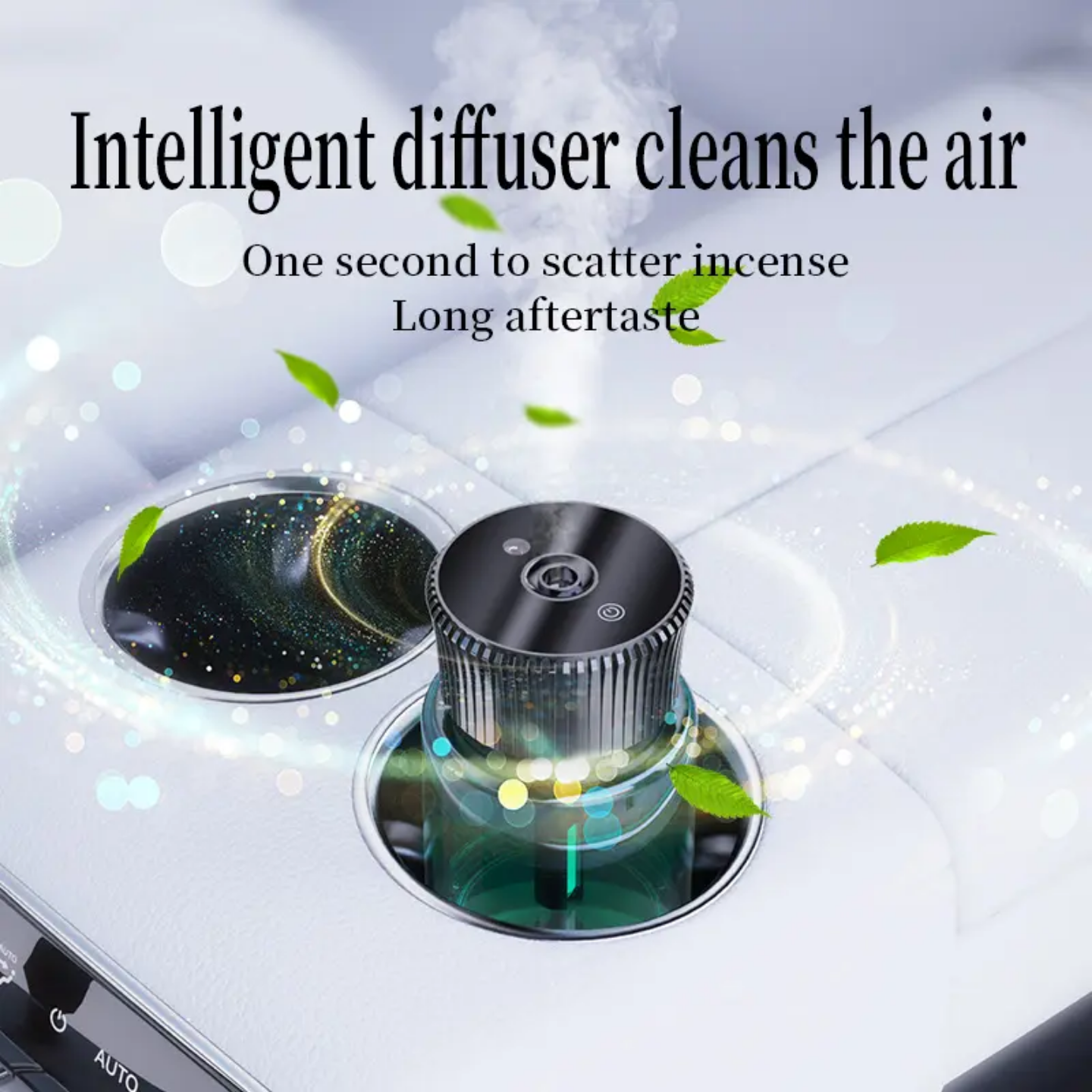 Rechargeable Car Aromatherapy Diffuser/ Humidifier with Star Projection - 160ml Large Capacity, 0 Alcohol