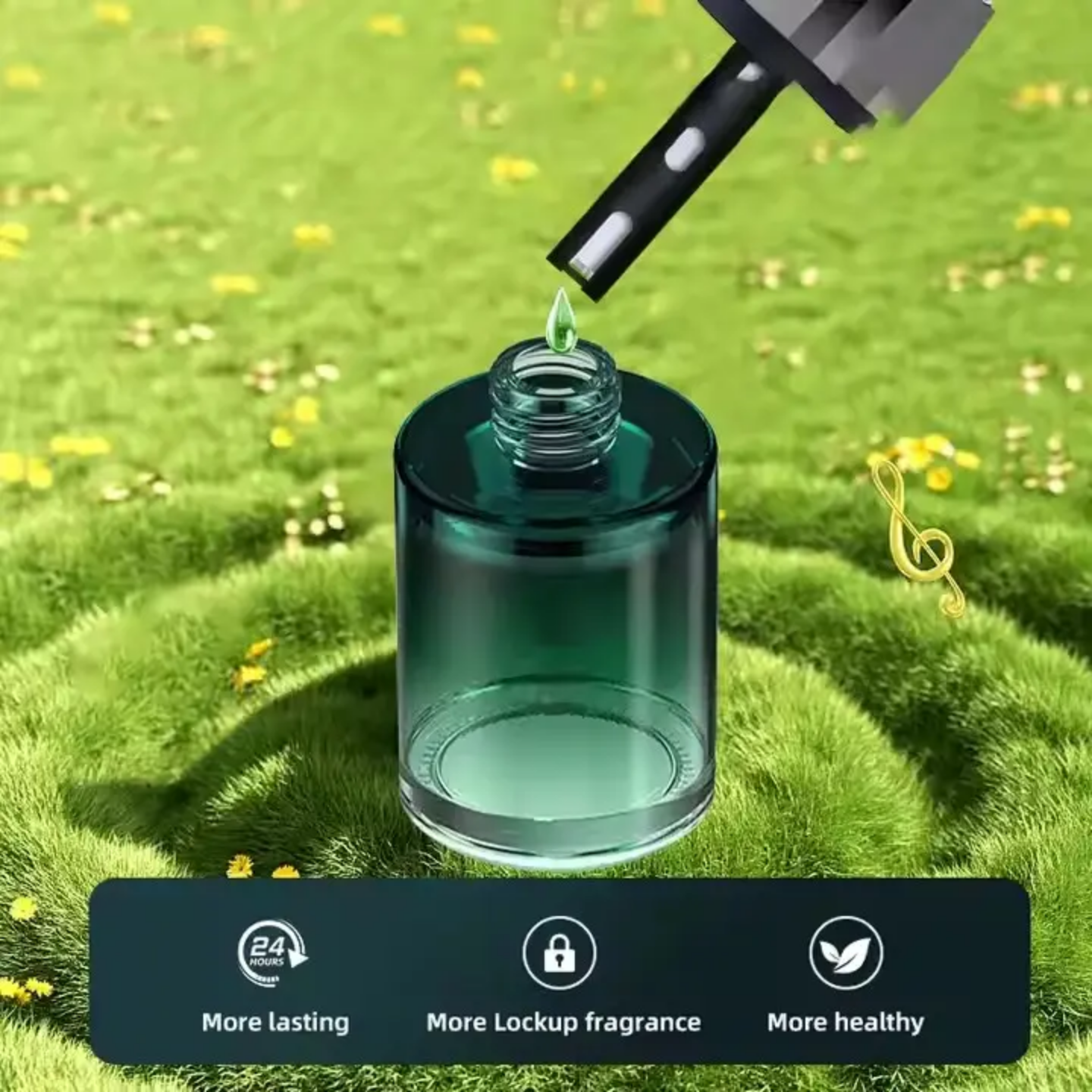 Rechargeable Car Aromatherapy Diffuser/ Humidifier with Star Projection - 160ml Large Capacity, 0 Alcohol
