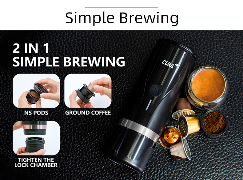 Mini Portable Coffee Maker - Non Heating