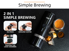 Mini Portable Coffee Maker - Non Heating