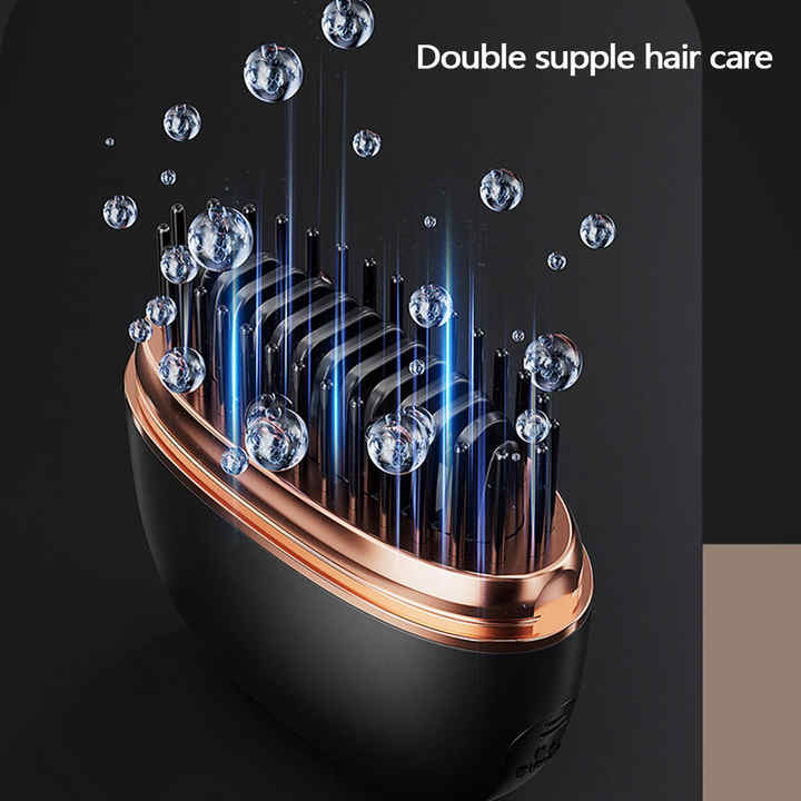 Wireless Unisex Hair/Beard Straightening Comb - 3 Temperature Control, Compact Travel Essential