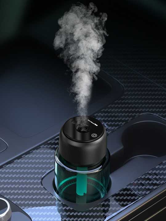 Rechargeable Car Aromatherapy Diffuser/ Humidifier with Star Projection - 160ml Large Capacity, 0 Alcohol