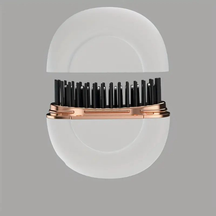 Wireless Unisex Hair/Beard Straightening Comb - 3 Temperature Control, Compact Travel Essential