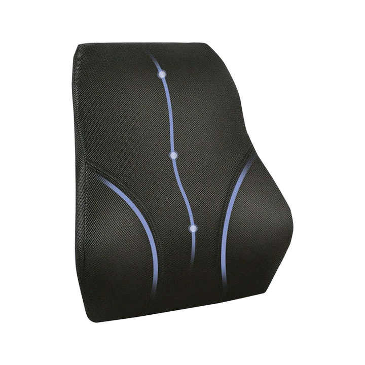 High Quality Slow Rebound Back Cushion Memory Foam Lumbar Support Pillow for Office Chair Back