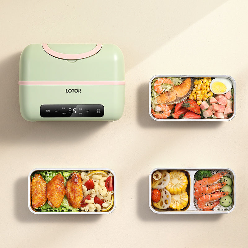 Electric Lunch Box Food Warmer Portable Food Warmer Electric Lunch Box Electric Heating Cooking Lunch Box