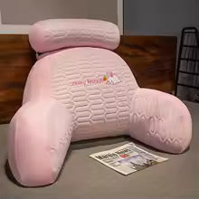 Ice Silk Pregnant Women's Bedside Cushions, Waist Pillows, Large Backrest Sofa Pillows, Bed Reading Bed Pillows,pillow