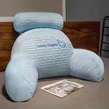 Ice Silk Pregnant Women's Bedside Cushions, Waist Pillows, Large Backrest Sofa Pillows, Bed Reading Bed Pillows,pillow