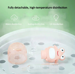 Silicone Baby Feeder with Measuring/Storage Cup - Anti-Choking, Mess-free Medicine,  Juice, Puree Dispenser