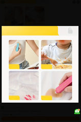 Instant Stain Remover Pen - No Rinse Formula, 2 in 1 Tips (Brush + Pen)