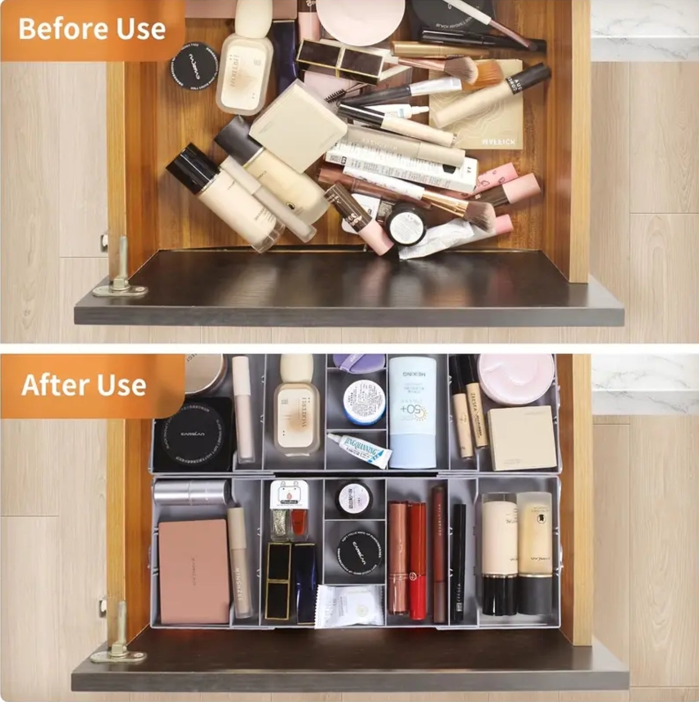 3-Layer Expandable Drawer Organizer Box - Expandable, Multi-purpose for Jewelry,  Office,  Kitchen, Tools etc