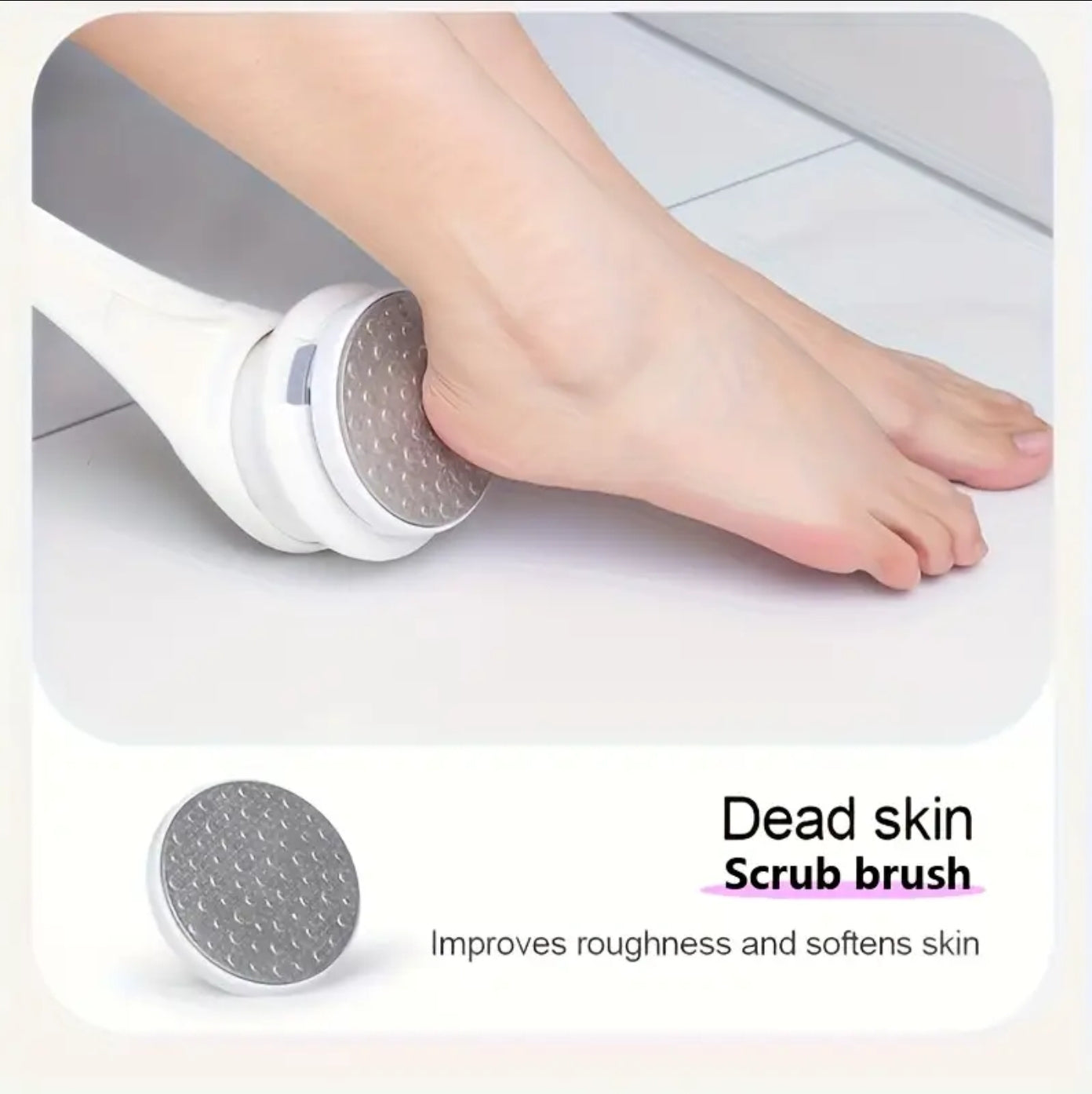 Buy 1 Get 5 Functions with Rechargeable Bath Brush - Automatic 369° Rotating Scrubbing, Exfoliation & Deep Cleaning
