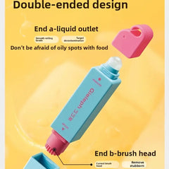 Instant Stain Remover Pen - No Rinse Formula, 2 in 1 Tips (Brush + Pen)