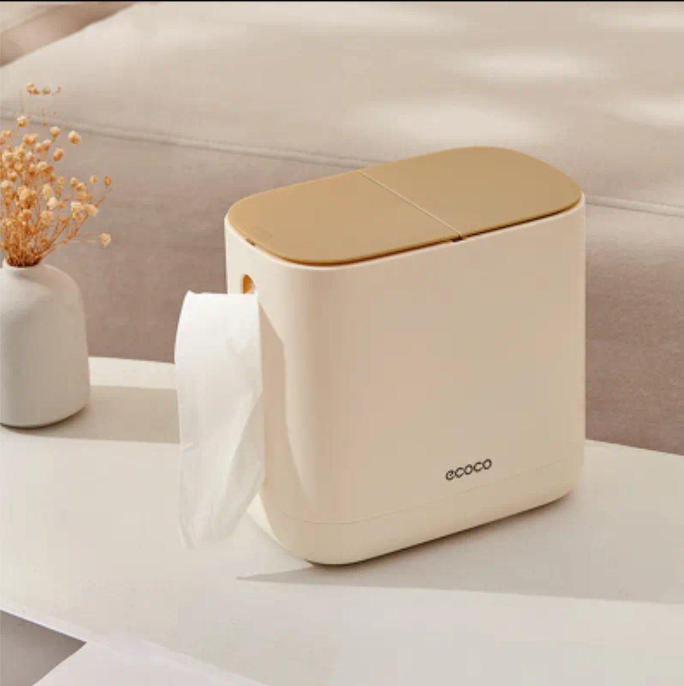 2025 Multi-Functional 2 in 1 Tissue Box with Trash Can - For Kitchen, Bedroom, Office, Bathroom, Camping etc